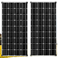 Pikkukuva 1 / 2: Yksikiteinen aurinkopaneeli 120W, Korkea hyötysuhde 21,8%, Kestävä ja kompakti muotoilu,2x120w 2x120w 2x120w