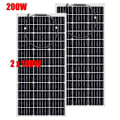 Miniatyrbillede 2 af 2: Fleksibelt solpanel kit, 24% effektivitet, vandtæt og holdbart.,200W (2x100W) 200W(2x100w) 200W(2x100W)