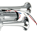 Miniatyrbillede 2 af 6: Bil Airhorn, 600db Lydstyrke, Dobbelt Tragt, Universel Montering, 12V