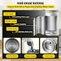 Miniatyrbillede 6 af 7: Gedestilleerd Water Machine, 4L Capaciteit, 750W Vermogen, Roestvrij Staal