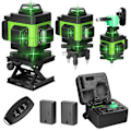 Pikkukuva 2 / 2: 4D 16 Viivan Laser-taso, Itsetasaus, Ladattava Akku,vihreä EU-pistoke Green EU Plug green EU Plug