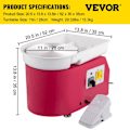 Pikkukuva 2 / 10: Saviratas Kone - 11" Kääntöpöytä, 350W Moottori, Jalkapedaalin Säätö & Maasulku Suojaus Orange