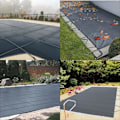 Miniatyrbild 2 av 6: Poolskydd 4x8 meter - Slitstark PVC, hög temperatur- & nötningsbeständighet 13x26 ft