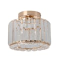 Miniatyrbillede 1 af 2: Moderne Krystal Loftlampe, Rustfrit Stål, Overflademonteret, E27 LED,Model B - Guld, Ingen pærer Model B -Gold