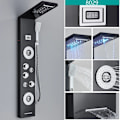 Miniatyrbild 2 av 2: LED Duschblandare, Digital Temperaturdisplay, Kroppsmassage System, Svart 8029 Black 8029 Black 8029