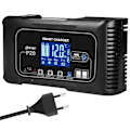 Miniatyrbillede 2 af 2: Smart bilbatterioplader, 12V/24V 20A høj effekt, alsidig batterikompatibilitet.,EU-stik EU-PLUG EU-Plug
