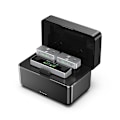 Miniatyrbillede 2 af 2: Trådløst Dual-Channel Mikrofonsystem, 100m Rækkevidde, 20-Timers Batterilevetid,U-Mik U-Mic U-Mic