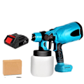 Miniatyrbillede 1 af 2: Elektrisk Sprøjtepistol, Trådløs Betjening, Kompatibel med Makita 18V Batteri, 1 batteri 1 Battery 1 battery