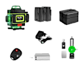 Miniatyrbild 1 av 2: 16-linjers laseravståndsmätare, hög precision, komplett kit med tillbehör,4D Batteri X2 SET 10 4D Battery X2 SET 10 4D Battery X2 SET 10