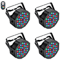Pikkukuva 2 / 2: LED Par Valo 36W, RGB Lavavalaisin, DMX-ohjaus,4 kpl, EU-liitin 4PCS 4PCS