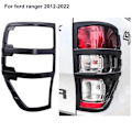 Miniatyrbillede 2 af 2: Ford Ranger Baglygter Cover, Mat Sort, Passer til 2015-2022 Wildtrak og Raptor