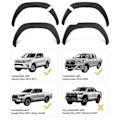 Miniatyrbillede 1 af 2: Fenderforøgere, mat sort finish, hjulbuebeskyttelse, fender flares fender flares fender flares