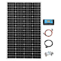 Miniatyrbild 2 av 2: Monokristallin solpanel, 200W/400W hög effektivitet, vattentät och hållbar,200W Solpanelpaket 200W Solar Kit 200W Solar Kit