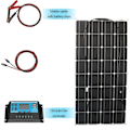 Pikkukuva 1 / 2: Joustava aurinkopaneeli, 1000 watin tehotuotto, monokristallitekniikka, 100w aurinkopaketti 100W Solar kit 100w solar kit