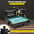 Miniatyrbillede 5 af 5: CNC Router Graveringsmaskine med Lasermodul - 3 Akser, USB-port, GRBL Kontrolkort & Offline Kontroller 3018 PRO Basic