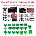 Miniatyrbillede 2 af 2: Kess Ksuite V280, EU Rød, Ubegrænset Online Programmering, Kess ktag 22stk KESS KTAG 22PCS Kess ktag 22pcs