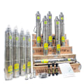 Miniatyrbillede 4 af 5: Solcelle Submersible Pumpe, 370W Effekt, 2T/H Flow Rate, DC 24V, 370W 370W DC 24V