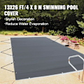 Miniatyrbild 4 av 6: Poolskydd 4x8 meter - Slitstark PVC, hög temperatur- & nötningsbeständighet 13x26 ft