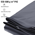 Miniatyrbild 3 av 6: Poolskydd 4x8 meter - Slitstark PVC, hög temperatur- & nötningsbeständighet 13x26 ft