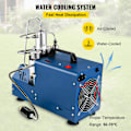 Miniatyrbillede 2 af 7: Højtryks PCP Luftkompressor Pumpe, 4500PSI, Olie/Vand Separator, Vandkølesystem 220V Manual Stop