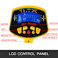 Miniatyrbild 4 av 4: Metalldetektor | Vattentät | LCD-Display | Justerbar | Svart | Detektor