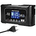 Miniatyrbillede 1 af 2: Smart bilbatterioplader, 12V/24V 20A høj effekt, alsidig batterikompatibilitet.,EU-stik EU-PLUG EU-Plug