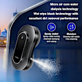 Miniatyrbillede 3 af 5: Smart Vinduespudser Robot, Dobbelt Vand Spray, 2800Pa Sugestyrke, sort, Ja Black black
