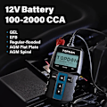 Miniatyrbillede 2 af 5: 12V Bilbatteri Tester, LCD Skærm, Understøttelse af Flere Sprog,BT100 BT100 BT100