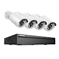 Miniatyrbillede 1 af 2: 8MP CCTV Overvågningssystem, PoE, Smart Detektion, To-Vejs Lyd,4 stk. 0TB 4PCS 0TB 4PCS 0TB