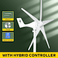 Miniatyrbillede 2 af 2: 3000W Lille Vindmølle Generator, 5 Blade, 12V/24V/48V Vindkraft,Med Hybrid Kontrol, 1000W, 12V With Hybrid Controll With Hybrid Controll