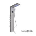 Miniatyrbillede 2 af 2: LED Brusepanel, Dobbelt Vandfald & Regnvejr Tilstande, Digital Temperatur Display,Nickel 8013 Nickel 8013 Nickel 8013