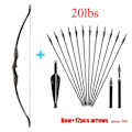 Pikkukuva 2 / 2: Jousi ja nuolipaketti, oikea- ja vasenkätisille, ammunta- ja metsästyspelit, 20 kilon jous 12 arrows 20lbs bow 12arrows 20lbs bow 12arrows