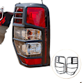 Pikkukuva 1 / 2: Mitsubishi Trion L200 -varusteet, mattamusta ABS, koristekannet 2019-2024,takavalon suojus taillight cover taillight cover