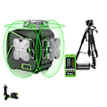 Miniatyrbillede 1 af 2: Grøn Laser Niveau med Bluetooth, 3D Krydslinje, 12 Linjer,SÆT-3 SET-3 SET-3