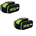 Miniatyrbillede 2 af 2: Worx 20V Batteri, 60Ah Kapacitet, Kompatibel med WA3553/WA3550/WA35511/WA3572, 2 stk 2 PCS 2 pcs
