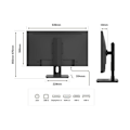 Pikkukuva 3 / 6: Työpöydän näyttö | 28" | 4K UHD | USB-C (+ lataus 65W)