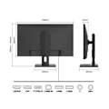 Miniatyrbild 3 av 5: PC-skärm - JAPANNEXT - 28" - UHD 4K - IPS-panel - USB-C 65W