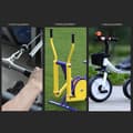 Miniatyrbild 4 av 4: 2 stycken cykelhandtag, innerdiameter 30 mm, längd 12 cm Black