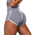 Sportshorts för kvinnor, yogabyxor S-3XL Grey M