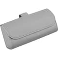 Aurinkosuoja autoon, aurinkolasikotelo, puristin, auton aurinkolasipidike grey