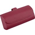 Aurinkosuoja autoon, aurinkolasikotelo, puristin, auton aurinkolasipidike wine red