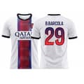 26-27 Paris Saint-Germain Bortefotballdrakt Treningstopp NR.29 B.BARCOLA, S-XXL 29 L