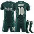 26-27 Real Madrid Udebanetrøje Børnefodboldudstyr NR.10 MBAPPE Trøje Shorts Sæt Drenge Fodbolduniform Med Strømper 10 20