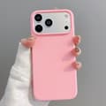 Silikonecover til iPhone 17 Pro Max, Stødsikkert Blødt Telefoncover, Fuld Beskyttelse Pink 17promax