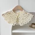 Dame falsk krage, avtakbar krage Beige