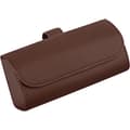 Aurinkosuoja autoon, aurinkolasikotelo, puristin, auton aurinkolasipidike brown