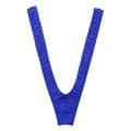 Bikini för män, stringtrosa Mankini V Sling Straps Kostym Underkläder Blue One Size