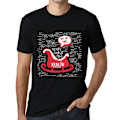 Miniatyrbild 1 av 4: T-shirt herr Ho Ho Ho Merry Christmas From Krakow – Ho Ho Ho Merry Christmas From Krakow – Vintage svart T-shirt djup svart XS