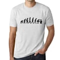 Miniatyrbild 1 av 3: T-shirt - ULTRABASIC - Evolution av arten - 100% bomull - Kortärmad - Vit Ljungvit XXXL