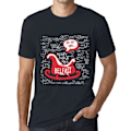 Miniatyrbild 1 av 4: T-shirt herr Ho Ho Ho Merry Christmas From Belfast – Ho Ho Ho Merry Christmas From Belfast – Vintage T-shirt Marin jag